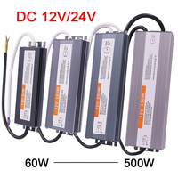 Alimentation électrique étanche à LED CC monophasée pour extérieur, 240V 50/60Hz 12-24V 12.5A 150W pour éclairage LED