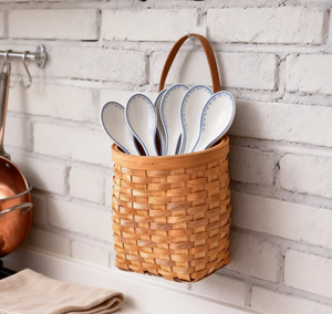 <span class=keywords><strong>Cesta</strong></span> de Almacenamiento de Madera Natural Multifuncional, Ecológica y Duradera, con Asa, para Regalos de Boda y Bebé - Product Image 6