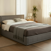 Modernes Gepolstertes Weiches Bett mit Kiefernholzrahmen für Hotel & Apartment - Kontraktqualität Schlafzimmermöbel OEM