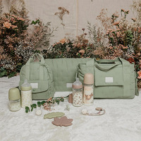 Organisateur de rangement pour accessoires de bébé pour les voyages en plein air, sac de transport suspendu léger et durable, élégant, pour poussette et sac à couches