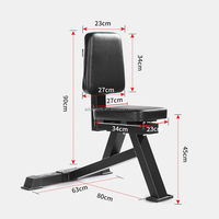 Chaise de musculation commerciale à angle droit pour presse à banc, haltères, entraînement des triceps et poussée d'épaules, pour usage en salle de sport à domicile
