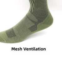 Chaussettes de randonnée en laine mérinos personnalisées, légères, rembourrées, mi-mollet, pour sports de plein air, trekking et alpinisme