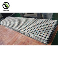 QIANQIAO Décoration murale acoustique moderne pour bureau, panneau en fibre de polyester ondulé imprimé en 3D CNC, NRC 0.85-0.95, ignifuge, imperméable