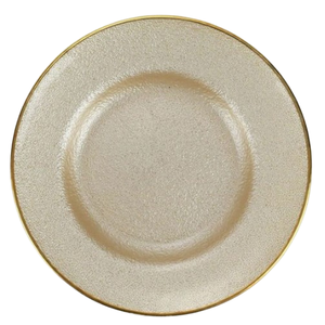 Assiette de présentation arrondie pour la fête de mariage Ustensiles de restauration Assiette de présentation en laiton fabriquée à la main - Product Image 2