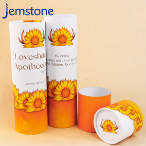 Eco-Friendly <b>Materials</b> Hot Selling Custom Color <b>Printed</b> Packaging Paper Tube With Lid - Product Image 4