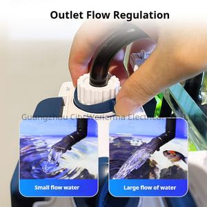 SUNSUN 3 in 1 걸기 후면 외부 수족관 필터 바이오 잉어 어항 필터 어류 폐기물 수집기 산소 생성 웨이브 만들기 - Product Image 6