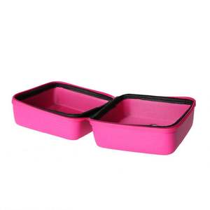 Custom Pink Waterproof EVA Tissue <b>Case</b> Travel <b>Hard</b> <b>Shell</b> Leather and PU EVA Tissue Box for Car and Home Tissue Paper Packaging - Product Image 2