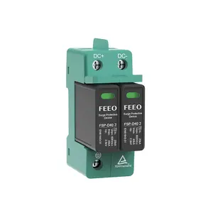 Feeo DC SPD 20KA-40KA 2P DC 1000V ระบบป้องกันไฟกระชาก,สำหรับอุปกรณ์รวมกล่อง PV Combiner