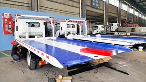 Camion de remorquage à plateau plat avec deux plateformes de levage hydrauliques, <span class=keywords><strong>pour</strong></span> le récupération de véhicules, le remorquage en cas d'accident et l'assistance routière - Product Image 5