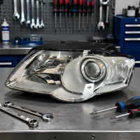 Phare halogène H7 pour Volkswagen Passat B6 (2006-2011) – Pièce de rechange avant pour voiture