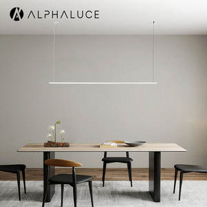 Lámpara de Oficina Colgante Cilíndrica ALPHALUCE, Iluminación Lineal Cilíndrica de Estilo Zen, Comodidad en el Lugar de Trabajo - Product Image 5