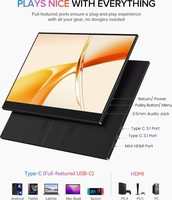 Nouveauté : Moniteur de jeu portable 15,6 pouces pour ordinateur portable, PS4, Switch avec port USB-C, résolution 1920*1080