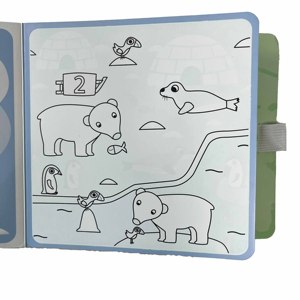 Có thể đảo ngược gặp phải màu nước thay đổi hình ảnh Sách tái sử dụng nước nhạy cảm Dán Nước nhạy cảm thẻ cho trẻ em - Product Image 4