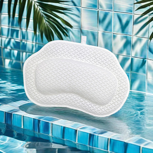 Oreiller de bain en polyester certifié OEKO-TEX pour le soutien de la <span class=keywords><strong>tête</strong></span>, du cou et du dos, antidérapant, avec ventouses puissantes, taille personnalisée acceptée - Product Image 6