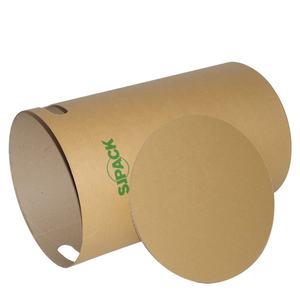 Barril de Papel Kraft Marrón de 36L Puede Reemplazar el Barril de Acero de Boca Recta - Product Image 1