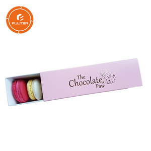 Customized Luxury Macaron Gift Boxes with Clear Window Paper Package Box