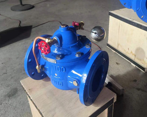 Válvula de bola flotante de <span class=keywords><strong>control</strong></span> remoto con silenciamiento de brida de 100mm 100X Válvula de bola flotante de hierro dúctil - Product Image 5