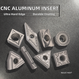 Insertos de Alta Calidad para Máquinas Herramienta, Herramientas de Torneado Externo de Larga Duración, Serie VBGT con Recubrimiento de TiAlN 45-65HRC OEM para Corte de Aluminio - Product Image 2