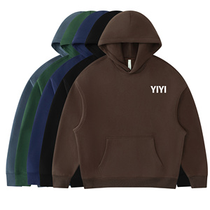 Leece מרופדת 350 gsm מותג פאף הדפסה <span class=keywords><strong>joggers</strong></span> נשים סווטשירטים גברים גברים סווטשירטים - Product Image 1