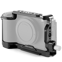 K&F Concept mit Arca-Swiss Schnellwechselbasis & Cold Shoe-Halterung, leichter Aluminium-Kameraschutzkäfig für Sony ZV-E1
