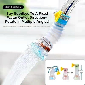 Prolongateur de robinet rotatif à 360 degrés, flexible, anti-éclaboussures, aérateur de robinet, filtre économiseur d'eau pour évier de cuisine - Product Image 2