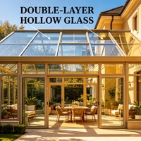 Verre à double vitrage creux anti-condensation à haute transmission lumineuse, verre Shunhua, contrôle solaire, fenêtre de serre solaire