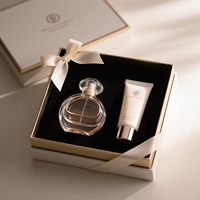 Coffret Cadeau Parfum de Luxe Unisexe Trousse de Soins Corporels avec Crème Marque Privée Idées d'Élégance Petit Échantillon pour Cadeaux Uniques