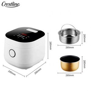 Cuiseur à riz automatique intelligent pour cuisine, faible teneur en glucides, avec distributeur de couleurs pour bébés et récipient à riz - Product Image 4