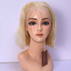 Pelucas Bob Rubias con Encaje Frontal, Cabello Humano Vietnamita con Cutícula Alineada, Pelucas de Cabello Humano con Encaje Frontal 13x4 de Alta Calidad - Product Image 1