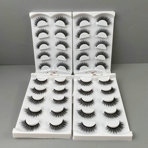 ขนตาปลอมแบบเส้นใยสังเคราะห์ 3 มิติ แบบหนาบาง ปรับแต่งได้สำหรับชุดขนตาปลอมแบบเต็มแถบ - Product Image 5