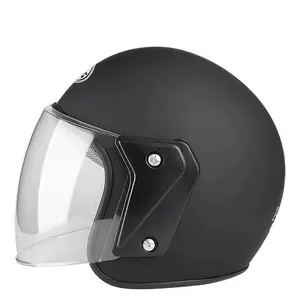 厂家OEM复古摩托车头盔摩托车半头盔摩托车骑行男女电动头盔