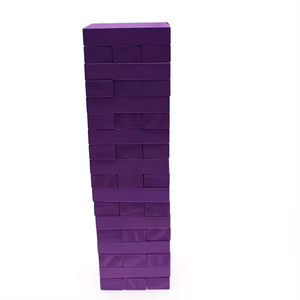 Tùy chỉnh trong một loạt các màu sắc tháp sụt giảm với con xúc xắc, màu Stack <span class=keywords><strong>Jumbo</strong></span> khối xây dựng bên trò chơi - Product Image 2