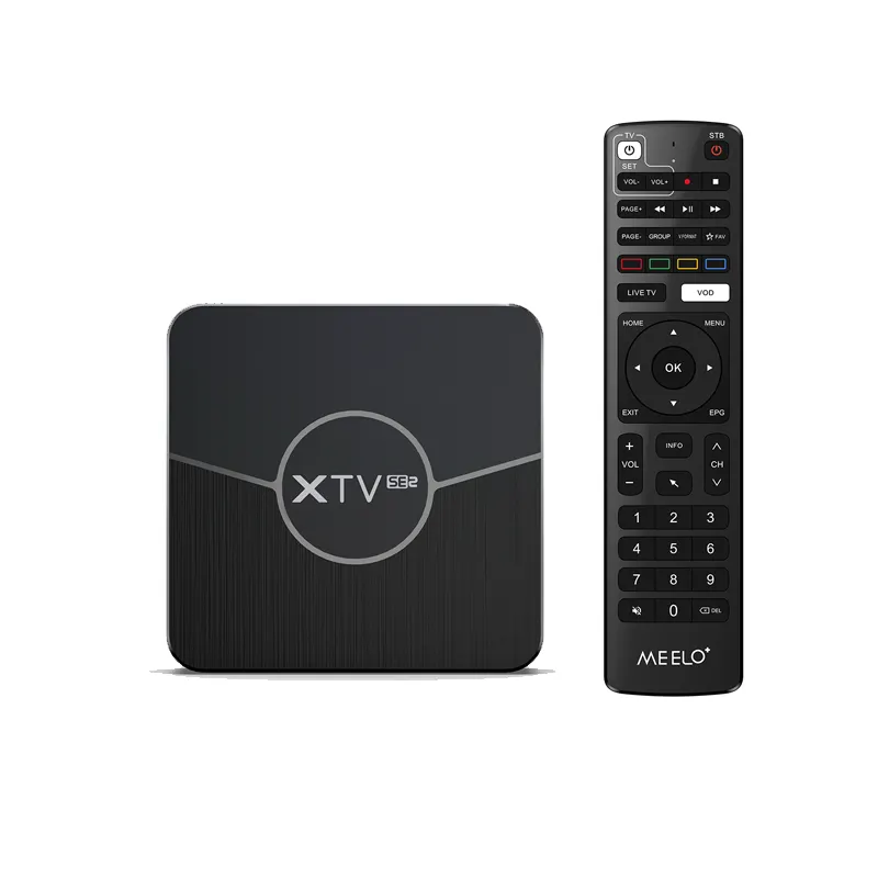 MEELO plus XTV SE2 Android 11.0 TV Box Amlogic S905W2 Media Decoder Stalker smart IPTV Player Support recording XTREAM CODES