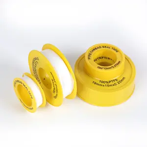 PEX 12mm 1/2 "jaune ruban PTFE raccord de tuyau plomberie filetage joint ruban bouchon tuyau d'eau robinet réparation