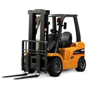 <span class=keywords><strong>HUINA</strong></span> <span class=keywords><strong>1577</strong></span> 1/10 8CH Chariot élévateur à fourche RC en alliage, camion grue, véhicule de chantier, jouet avec son et lumière, établi, levage RTR - Product Image 3