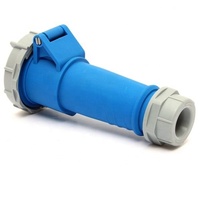 Adaptateur d'alimentation pour l'industrie aéronautique, prise triphasée 230V, connecteur rapide étanche mâle-femelle, contact en cuivre, nylon IP44