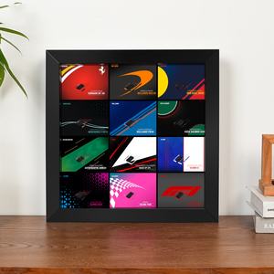 Étagère de rangement moderne en acrylique pour mini-blocs de construction Racing, présentoir mural pour boîtes mystères, idéal pour le salon - Product Image 2