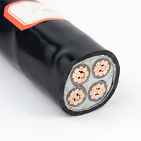 Câble d'alimentation en cuivre à 4 conducteurs XLPE avec gaine en PVC 450/750V, fil industriel basse tension, cordon d'alimentation à quatre conducteurs