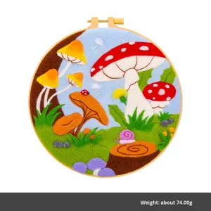 Yeni Yün Keçe İğneleme Seti <span class=keywords><strong>DIY</strong></span> Bitki Nakışı Esnek Set - Product Image 6