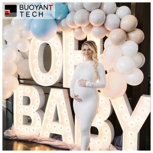 Big Letter Signs Marquee Large Led Letters Tall 4ft Marquee Sign Free Stand Light up Oh Baby Giant Letters - Product Image 1
