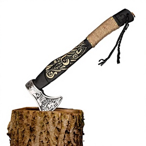 Premium Viking <b>Axe</b> with High Carbon Steel Custom Forged Steel OEM Viking Style <b>Axe</b> with <b>Wood</b> Handle Carbon Steel <b>Axe</b> - Product Image 2