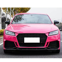 TT TTS 2015-2017 Mise à niveau 2023 TTRS Style BodyKit Jupes latérales Grille de diffuseur de lèvre avant LED Feux arrière Pare-chocs Kits de carrosserie pour Audi