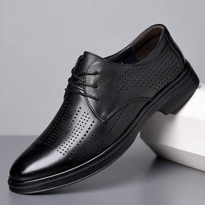 Zapatos de Vestir de Negocios para Hombre, Transpirables, Casuales, con Malla en la Parte Superior, con Cordones, Impermeables, Antideslizantes, de Alta Calidad, Estilo Moderno - Product Image 5