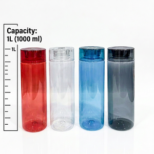 1000ml Half Gallon Transparent Plastic Sports Water Bottle <b>Straw</b> Direct Drinking Eco-Friendly Portable Travel <b>Cup</b> for Hiking - Product Image 2