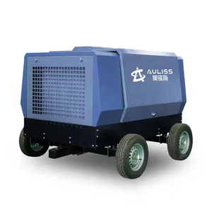 145psi 175 <span class=keywords><strong>cfm</strong></span> 40 גלון אוויר בורג מדחס אוויר עם גלגלים מקורר אוויר סיכה - Product Image 2