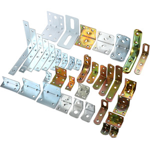 Connecteur fixe en alliage de zinc à angle droit de 90 degrés avec supports de meubles d'angle en stratifié de couleur pour armoires chaises - Product Image 1