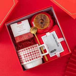 Bruiloft Valentijnsdag Afstuderen Moeder 'S Day Thee Fan Paraplu Mok Zeep Autogebruikers Kerst Cadeau Set - Product Image 4