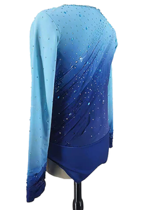 <span class=keywords><strong>Justaucorps</strong></span> de gymnastique à manches longues sur mesure en gros, respirant, pour femmes et hommes, tenue de danse rythmique, tenue de performance, costume de patinage sur glace - Product Image 3