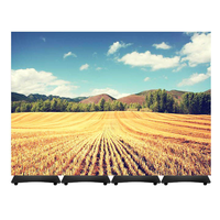 Afficheur LED numérique portable GOB, intérieur/extérieur, mobile, pliable, programmable, écran publicitaire LED pour la vente au détail