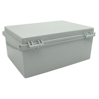 Caja de ABS a Prueba de Polvo y Agua para Gestión de Cables con Orificios Perforables y Resistente a los Rayos UV